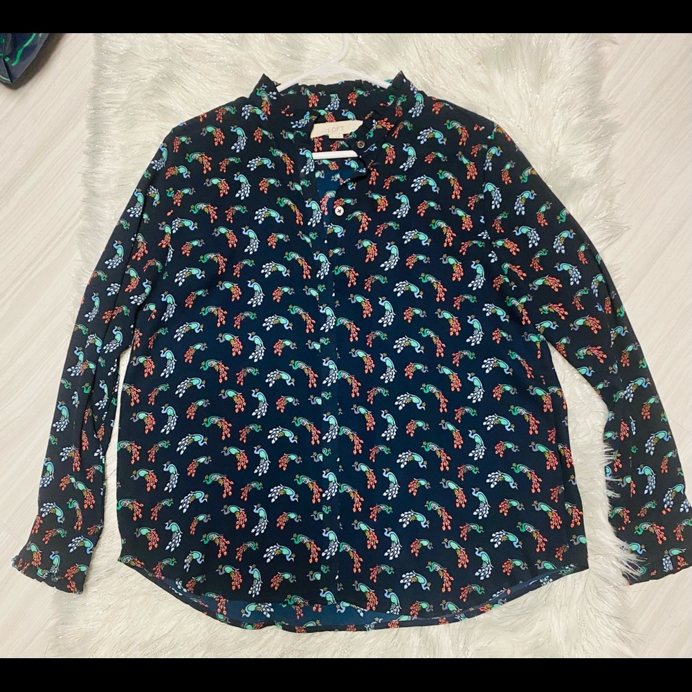 Loft long sleeve blouse